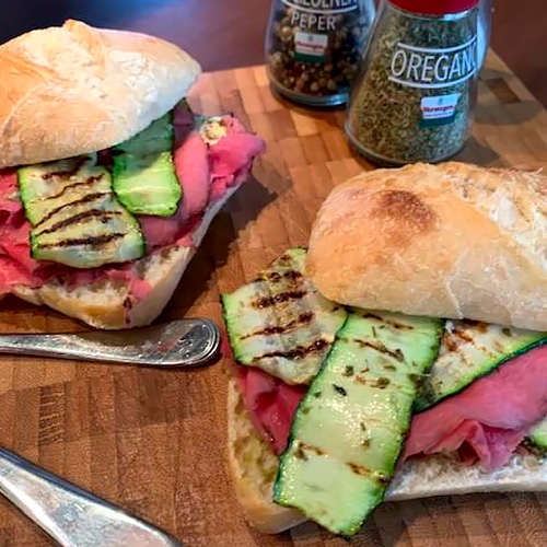 Maaike Ursem gewichtsconsulente - Lunch broodje met courgette - recept